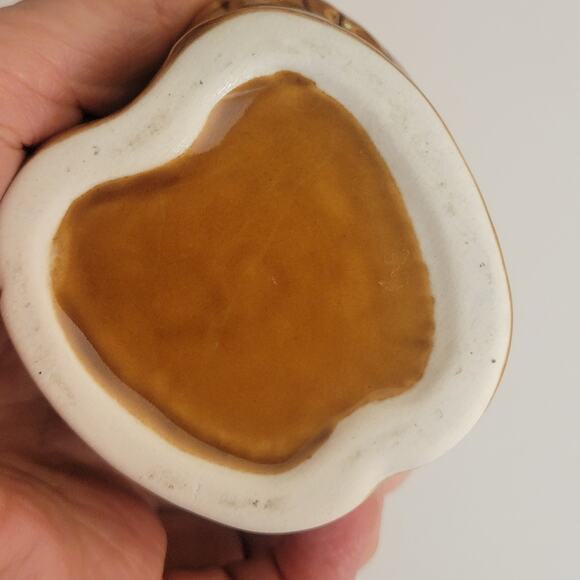 Hawaiian Polynesian Tiki Mug Cup Vase Brown Barware Glazed 6.25" tall - Picture 9 of 10